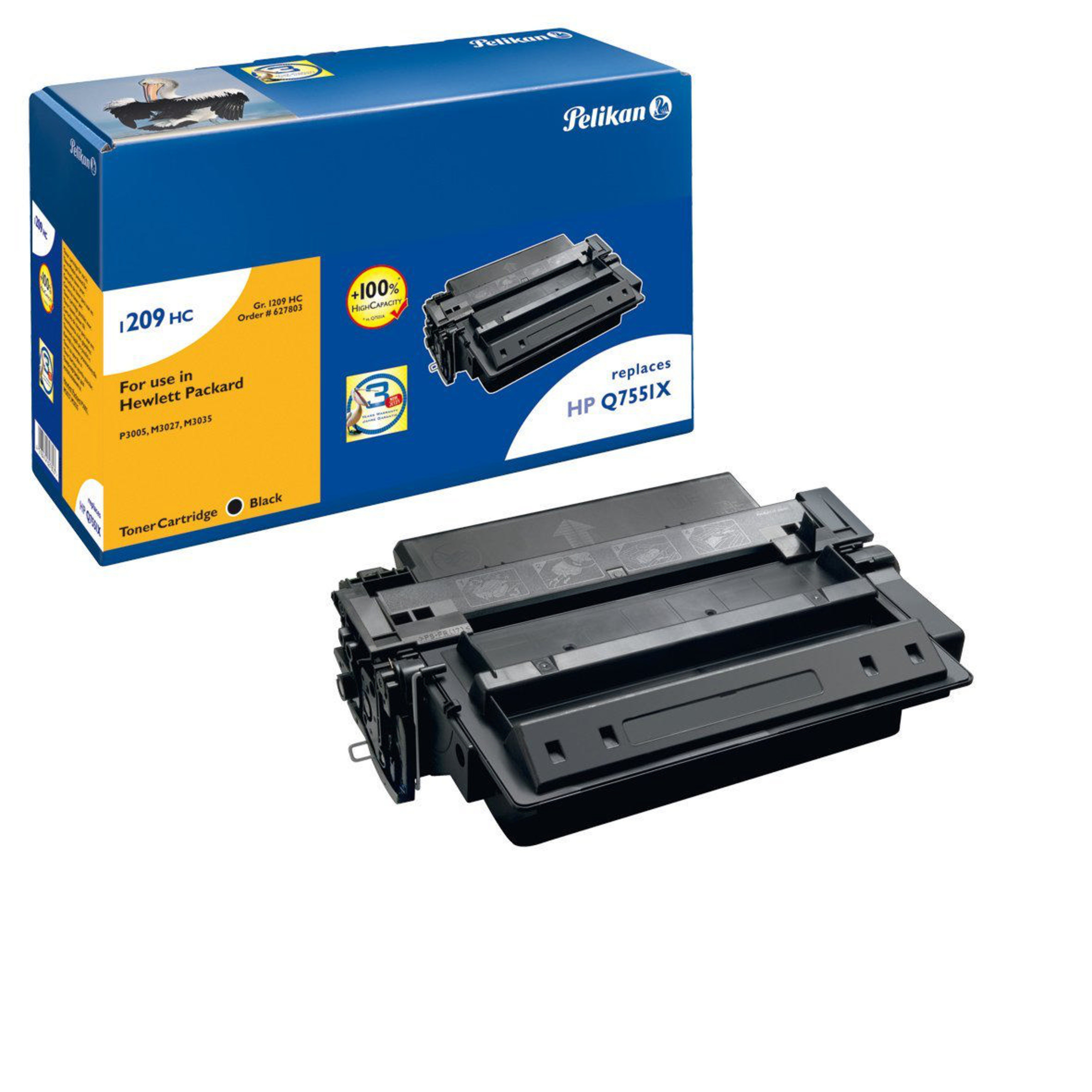 Toner Pelikan 1209 HC do Hewlett Packard, zamiennik HP Q7551X.