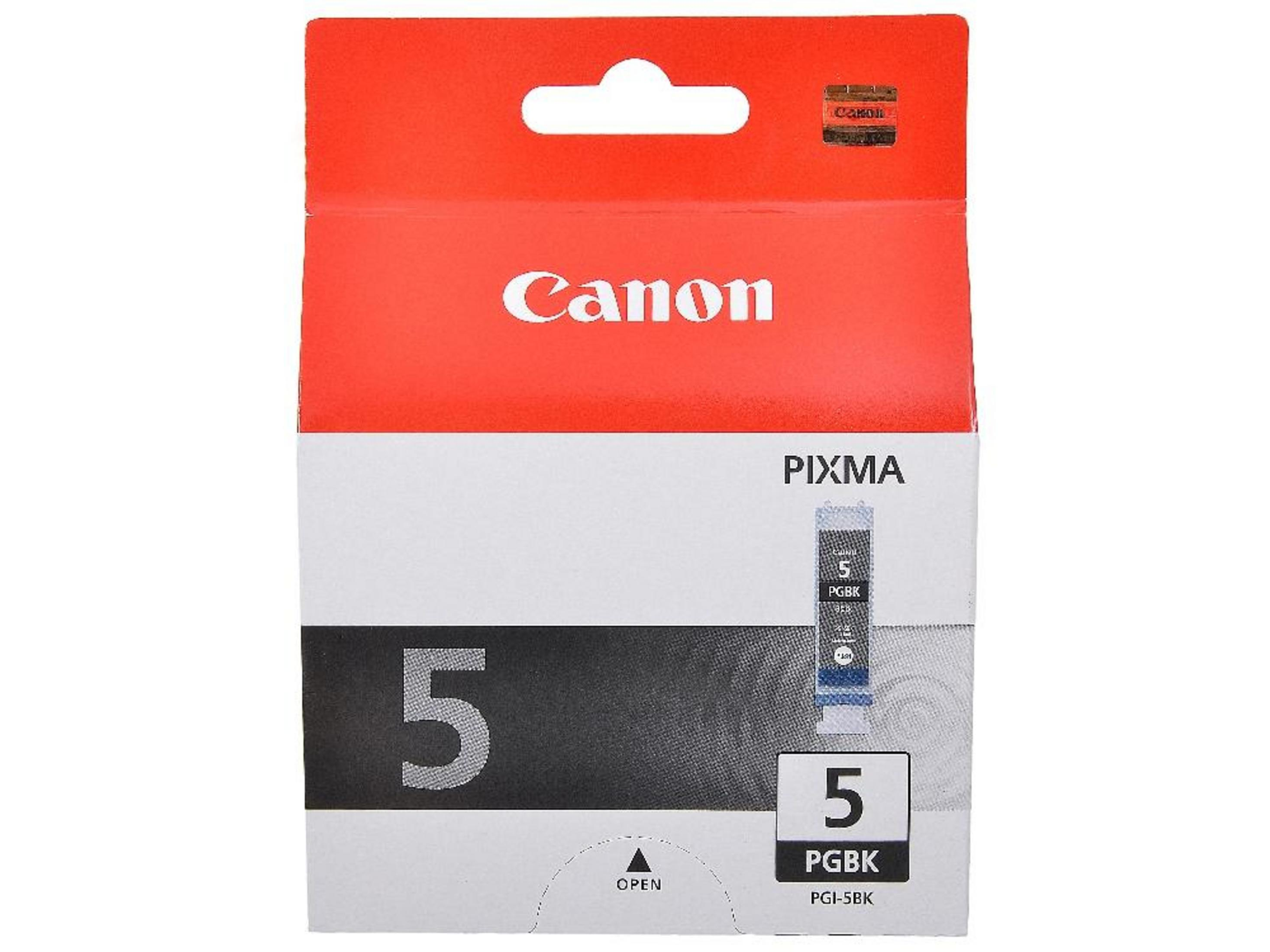Canon Pixma 5 PGBK inktcartridge doos, zwart.