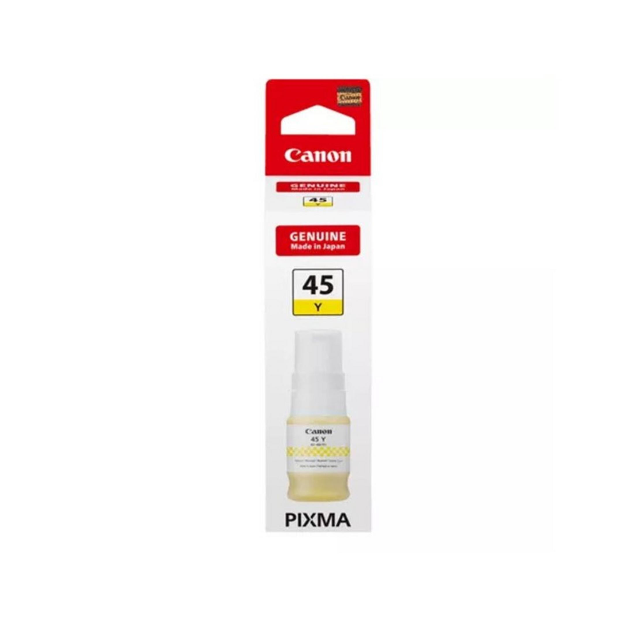 Tusz Canon 45Y, żółty. Oryginalny tusz Canon PIXMA z Japonii.