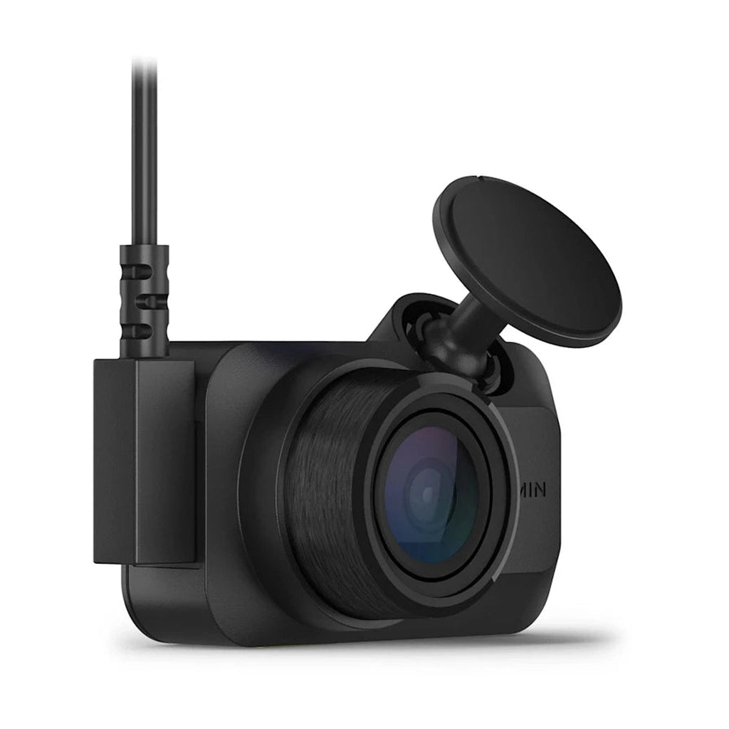 Schwarzer Dashcam-Recorder mit Kabel und Saugnapfhalterung.
