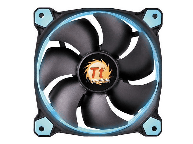THERMALTAKE Riing CL-F038-PL12BU-A 120mm Mavi Halka Ledli Titreşimsiz Kasa ve Radyatör Fanı