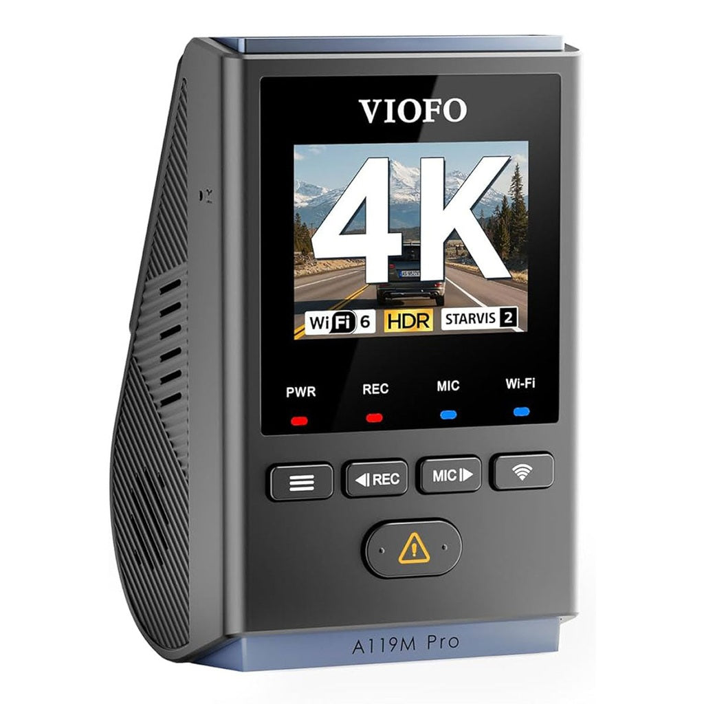 VIOFO A119M Pro dashcam met 4K-display, WiFi 6, HDR, STARVIS 2.