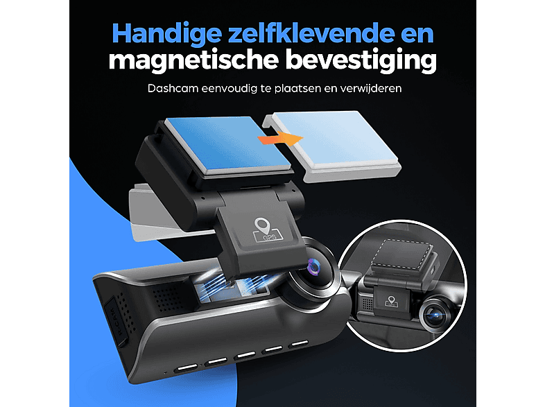 AZDOME M770 Pro 3CH 4K Wifi GPS 64gb Dashcam | MediaMarkt