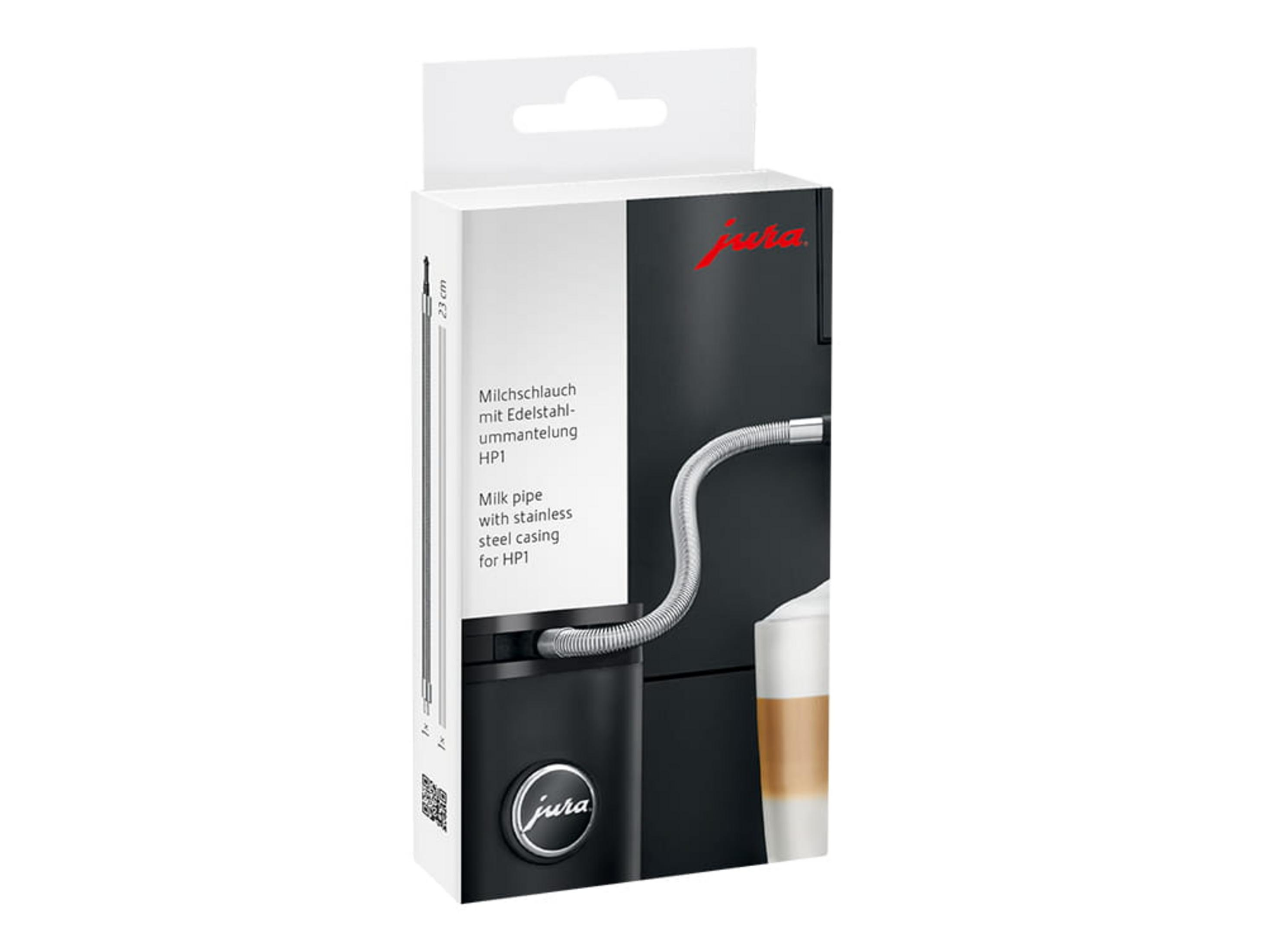 Tubo de leche Jura con carcasa de acero inoxidable para cafetera HP1.