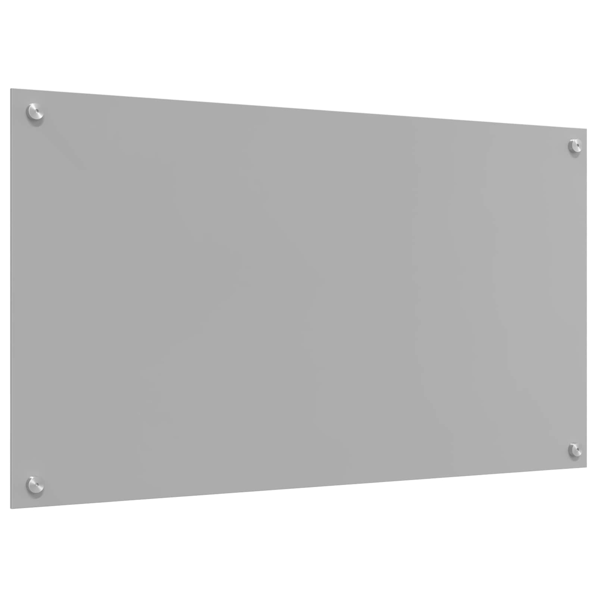 Panel rectangular gris con cuatro tornillos visibles en las esquinas.