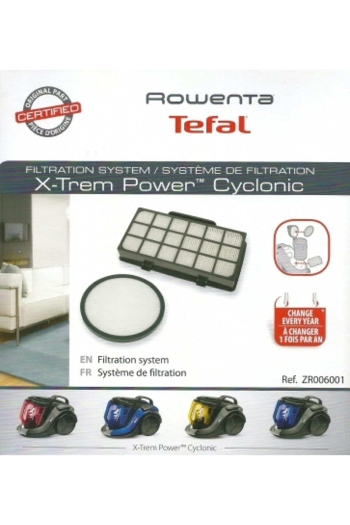POPULER Row RO6921EA Xtrem Power Cyclonic Uyumlu  Filtre Seti