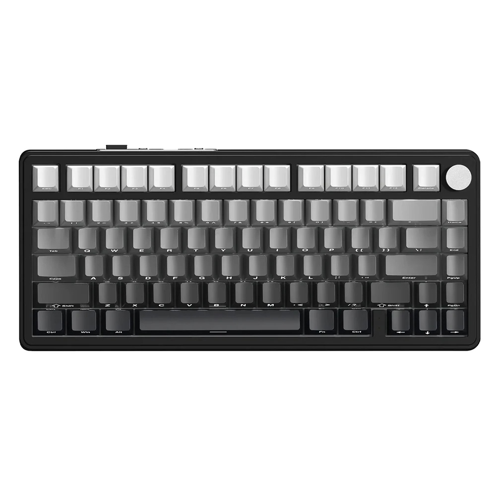 ATTACK SHARK X85 Kablosuz Kablosuz Klavye Mekanik Klavye Gümüş