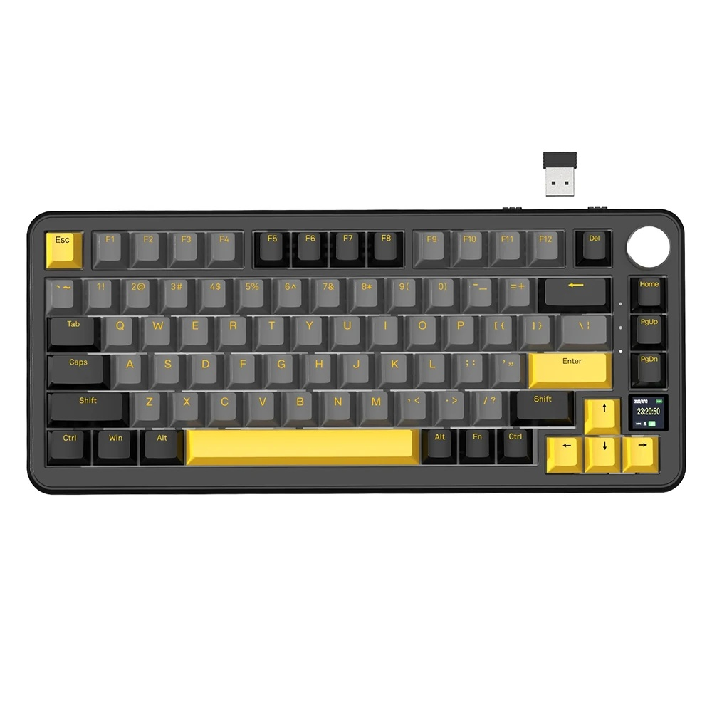 ATTACK SHARK X85 Pro Kablosuz Klavye Mekanik Klavye Siyah