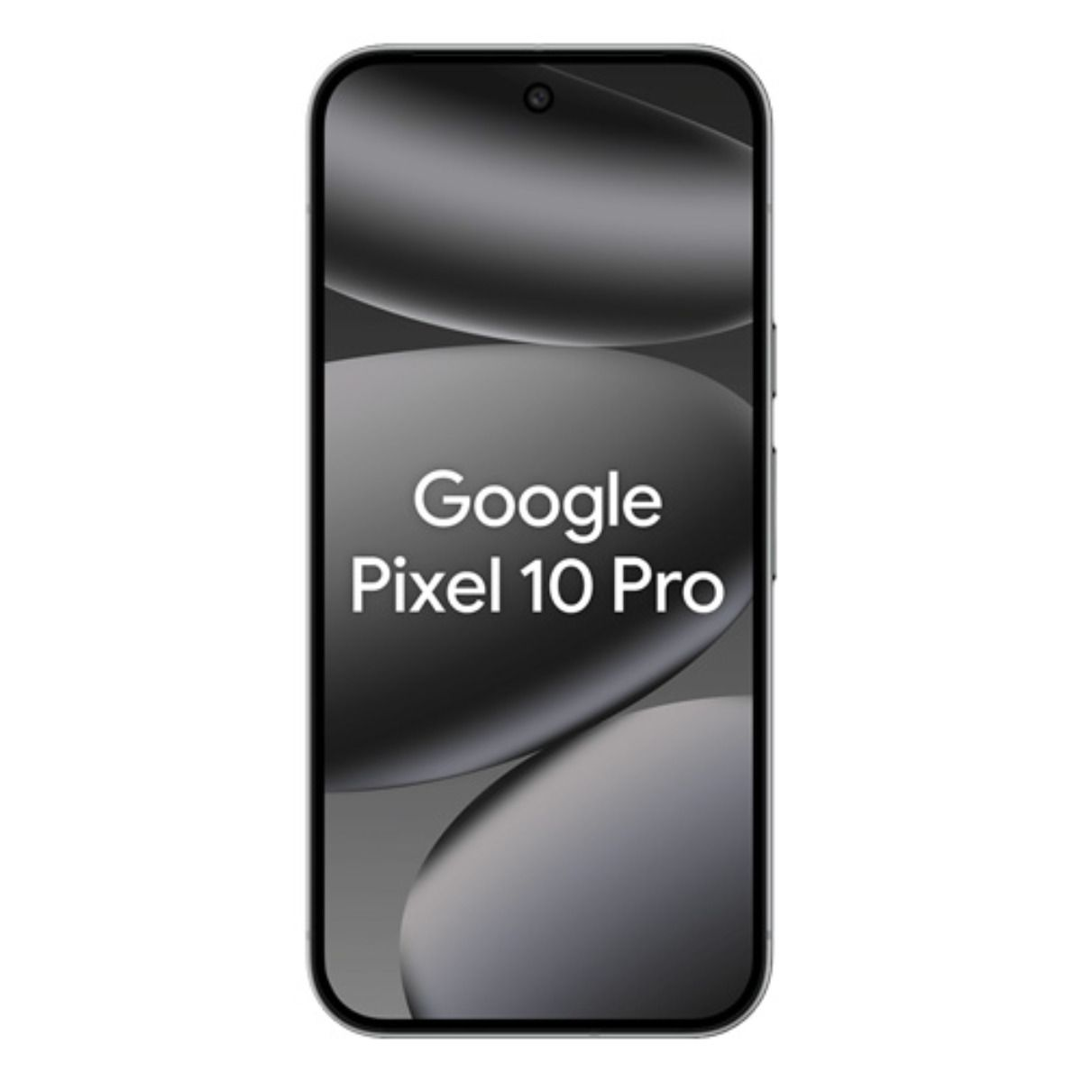 Uno smartphone Google Pixel 10 Pro con sfondo astratto.