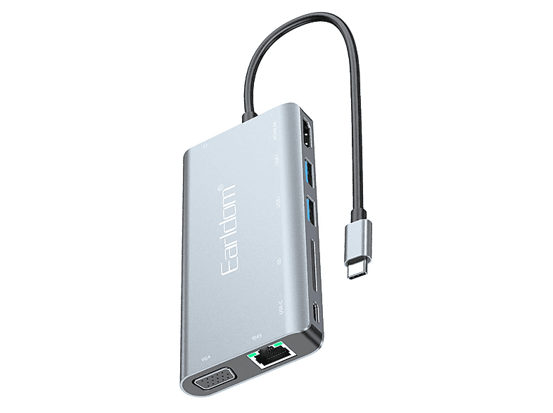 EARLDOM W29 8'i 1 Arada 4K USB Hub Çoklayıcı