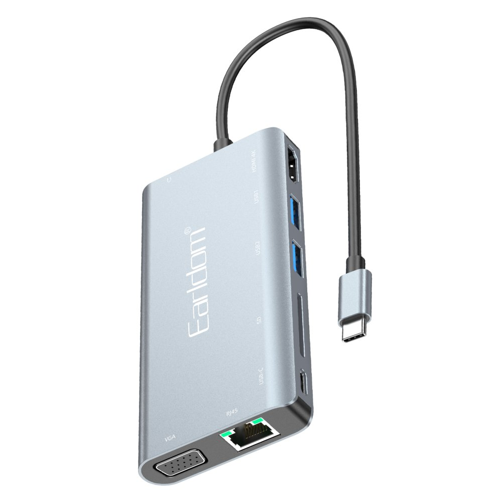 EARLDOM W29 8'i 1 Arada 4K USB Hub Çoklayıcı
