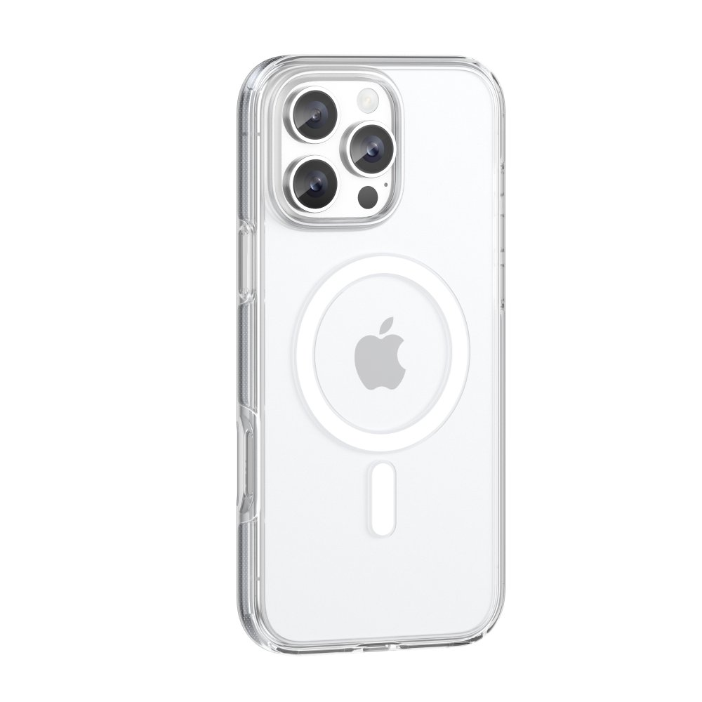 KEEPHONE Non Yellow iPhone 16 Pro MagSafe Telefon kılıfı Şeffaf