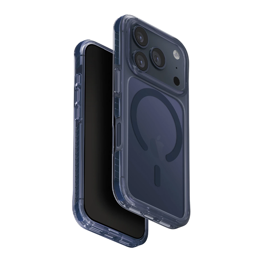 UNIQ Combat  iPhone 17 Pro Max MagSafe Telefon kılıfı Lacivert