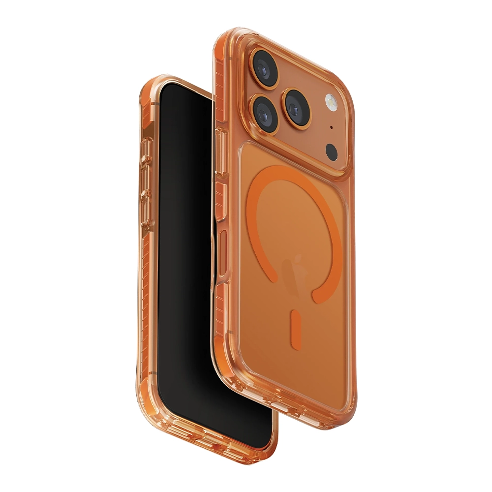 UNIQ Combat  iPhone 17 Pro Max  Uyumlu MagSafe Telefon kılıfı Turuncu