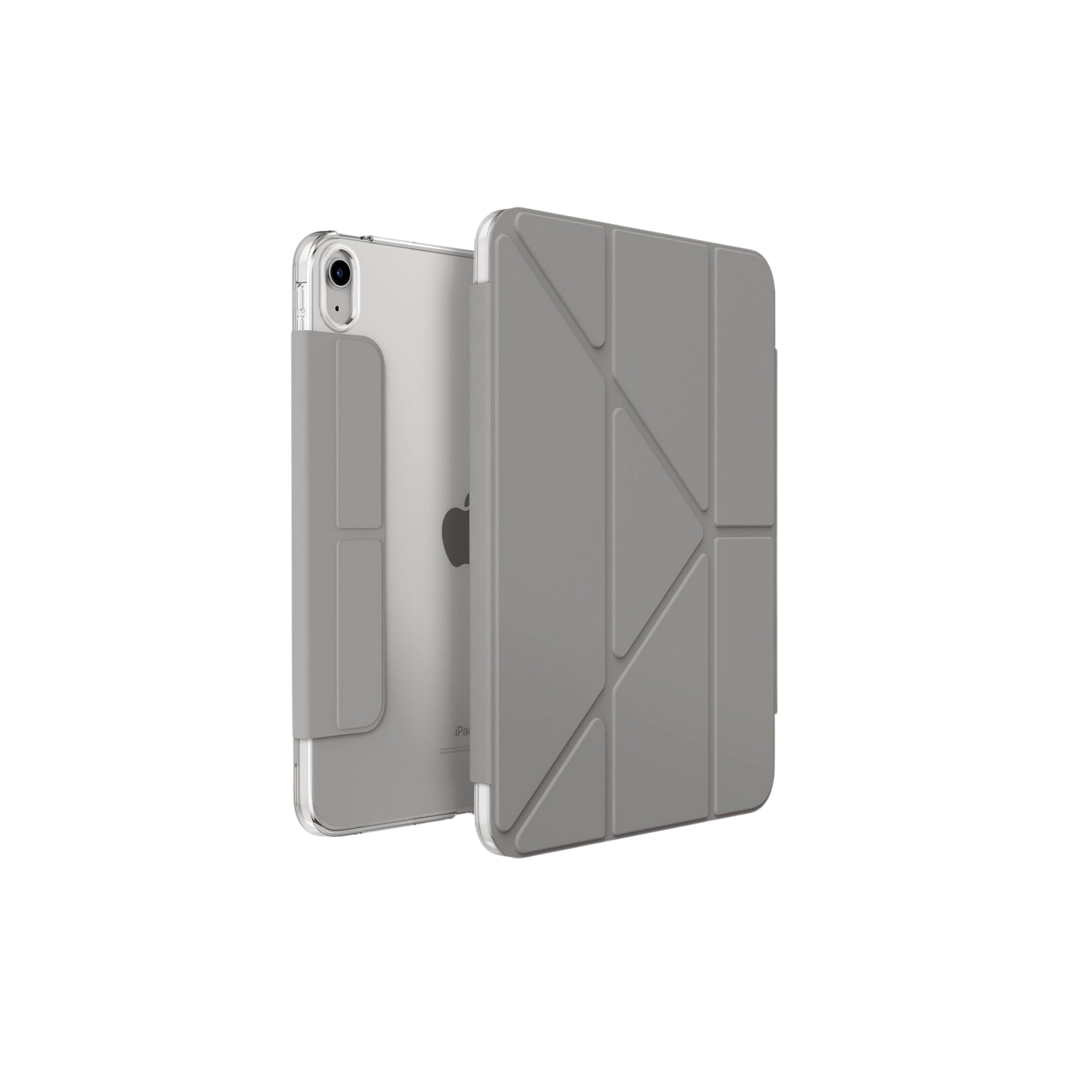 UNIQ Camden Katlanabilir Ipad 2022 10.9 (10.nesil) - ipad a16 Tablet Kılıfı Gri