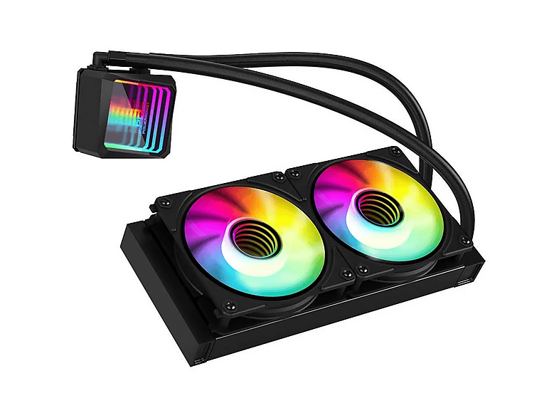 POWERBOOST PB-LCS-IM240-B LGA1700/AM4/AM5 240 mm ARGB Fanlı Siyah İşlemci Soğutucu