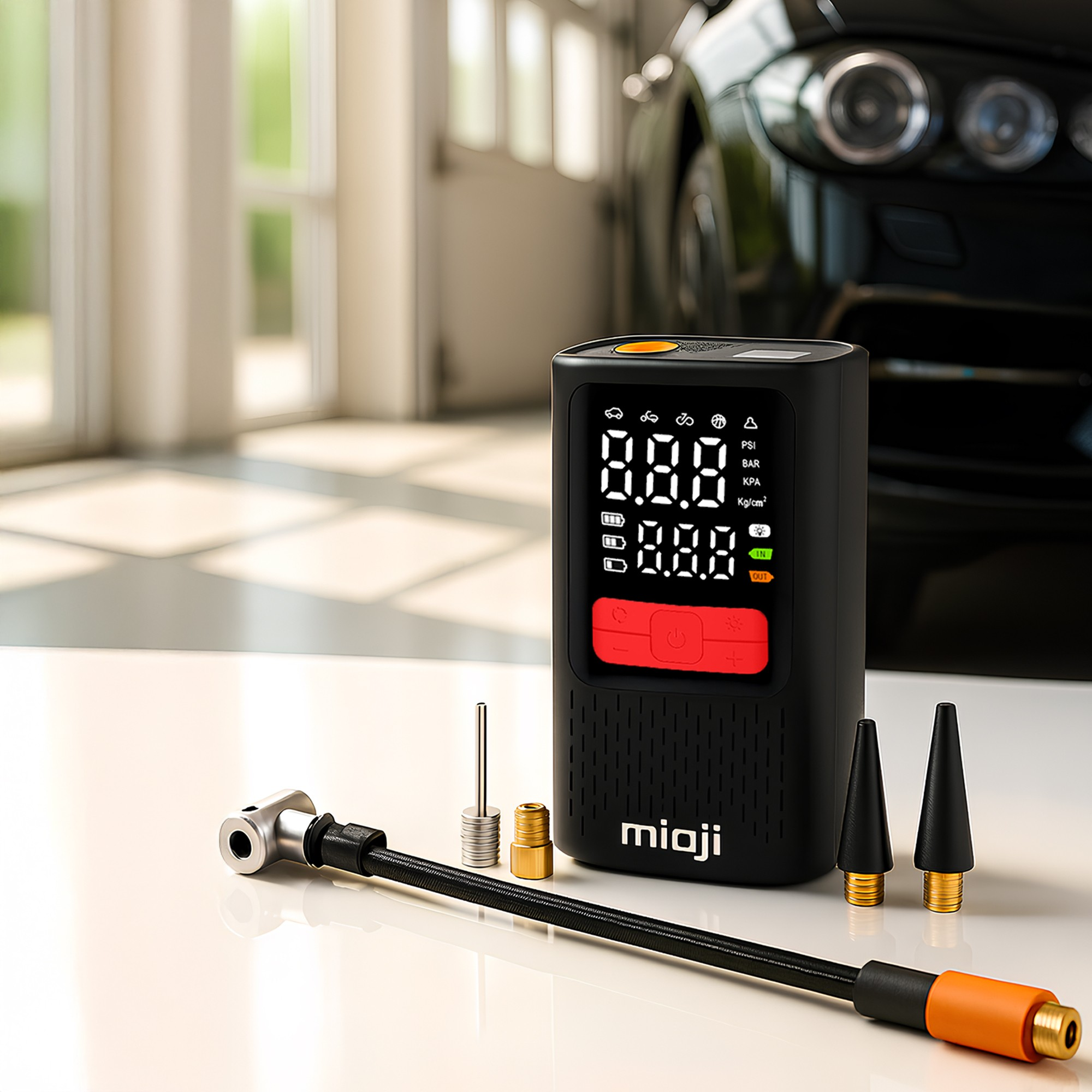 MIOJI Mio 11C 4000mAh Taşınabilir Powerbank Hava Pompası