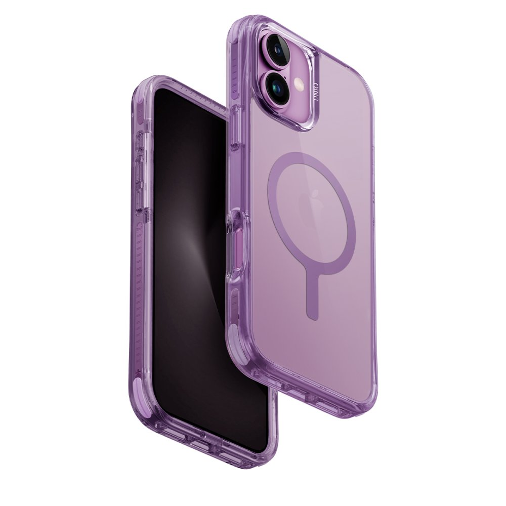 UNIQ Combat iPhone 16 Plus MagSafe Telefon kılıfı Pembe