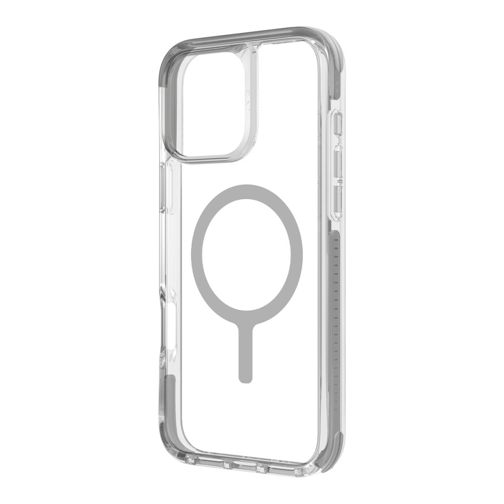 UNIQ Combat iPhone 16 Pro Max Uyumlu MagSafe Telefon Kılıfı Gri