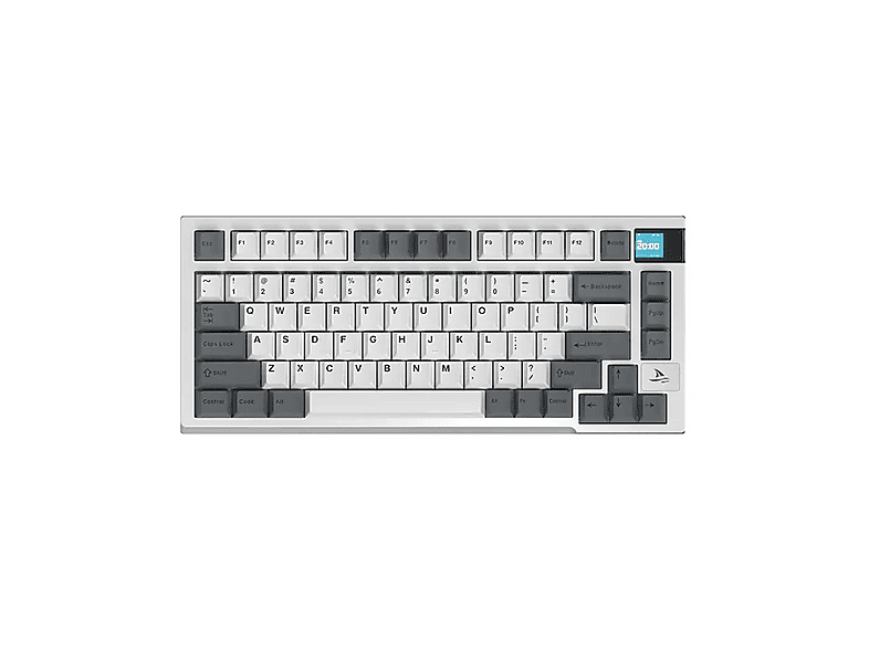 DARMOSHARK K8 Tri-Mode Gasket Mekanik Kablosuz Gaming Klavye Gri