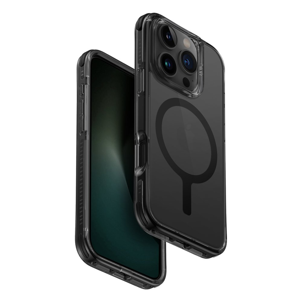 UNIQ Combat  iPhone 16 Pro Max Uyumlu MagSafe Telefon Kılıfı Siyah