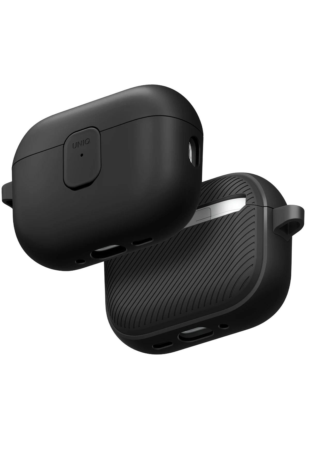 UNIQ Airpods Pro 3 (3.nesil) Uyumlu Kilitli Kulaklık Kılıfı Siyah