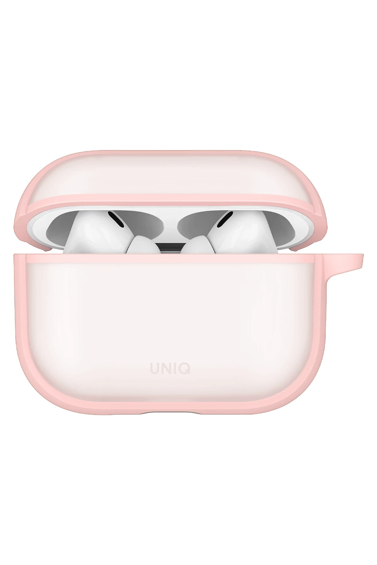 UNIQ Veren AirPods Pro 3 (3.Nesil) Frosted Hang Kulaklık Kılıfı Pembe
