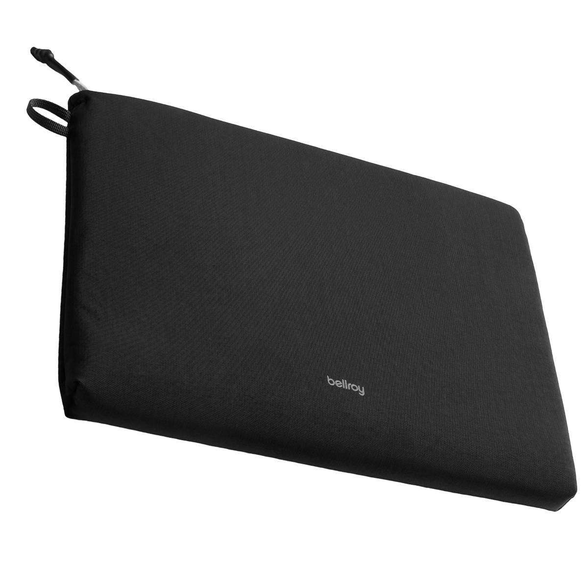 Borsa nera con logo Bellroy e coulisse.