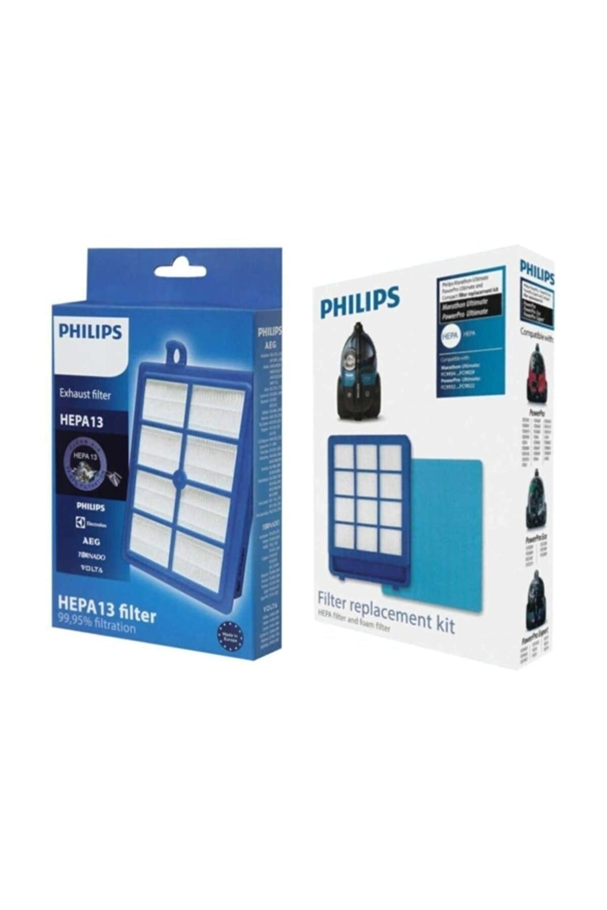 POPULER Philips FC 9919 07 Marathon Ultimate Uyumlu  Hepa Filtre Seti