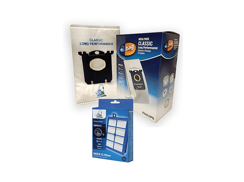 POPULER Elektrolux Uyumlu Clario2 / Ergomini ZP 3500...3550 Mega 12'li Paket Toz Torbası + HEPA FİLTRE