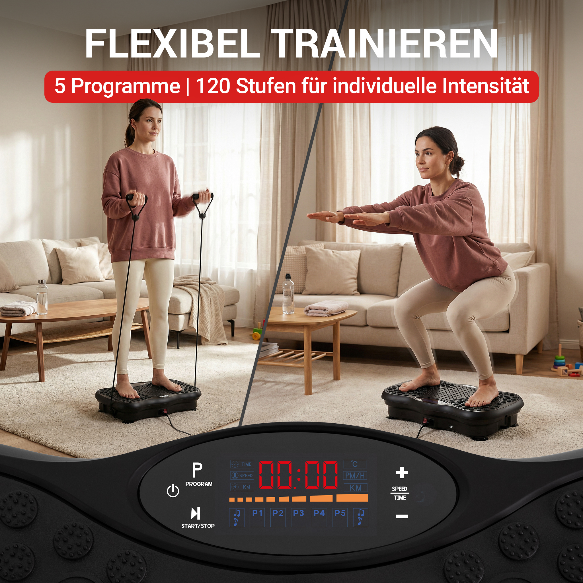 MIWEBA SPORTS MV150 Vibrationsplatte, Wei | SATURN
