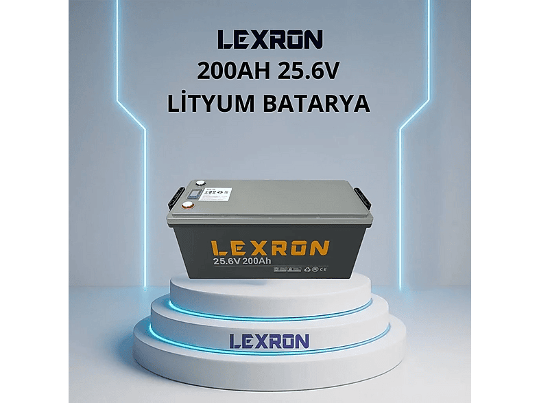 LEXIP Lexron 200AH 25.6V Lityum Batarya Akü