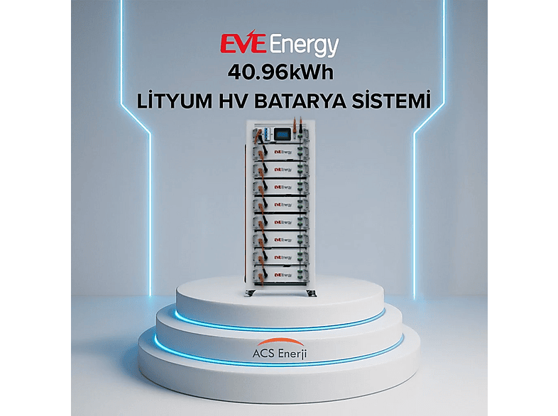 LEXIP Lexron EVE 40.96kWh Lityum HV (Yüksek Voltaj) Batarya Sistemi Akü