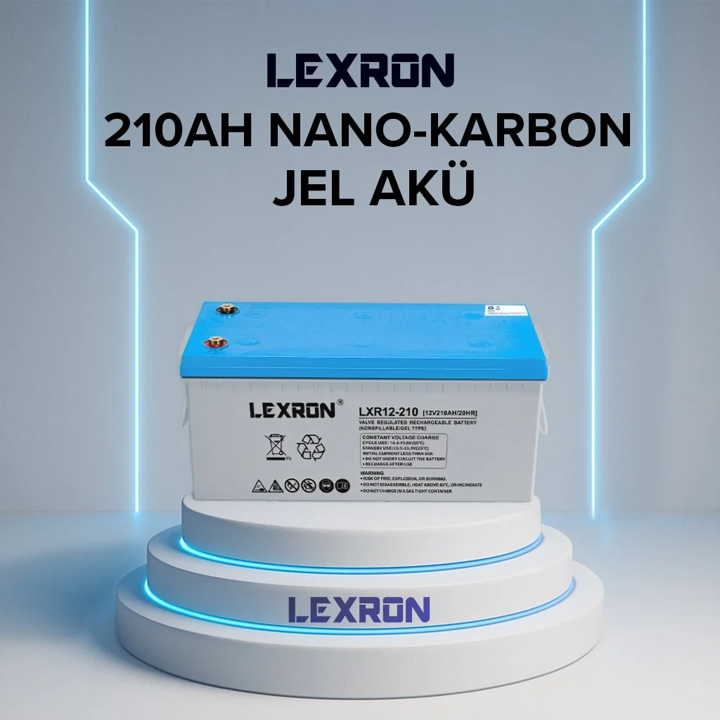 LEXIP Lexron 210AH-12V Nano-Karbon Jel Akü