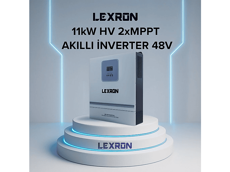 LEXIP Lexron 11KW HV 2XMPPT Akıllı İnvertör 48V İnverter