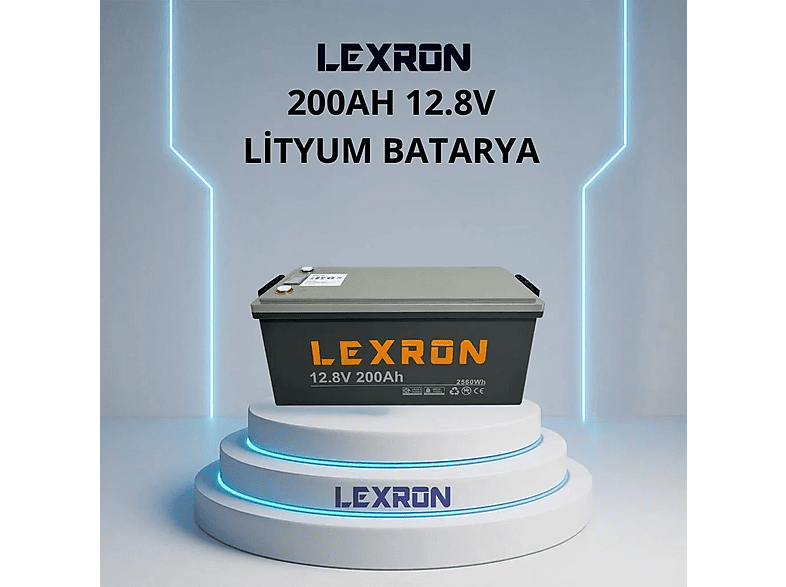 LEXIP Lexron 100AH 25.6V Lityum Batarya Akü