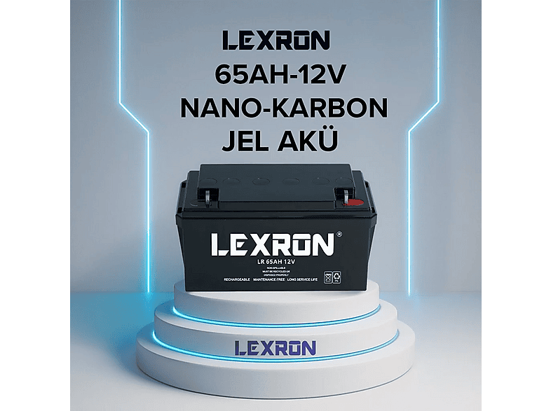 LEXIP Lexron 65AH-12V Nano-Karbon Jel Akü