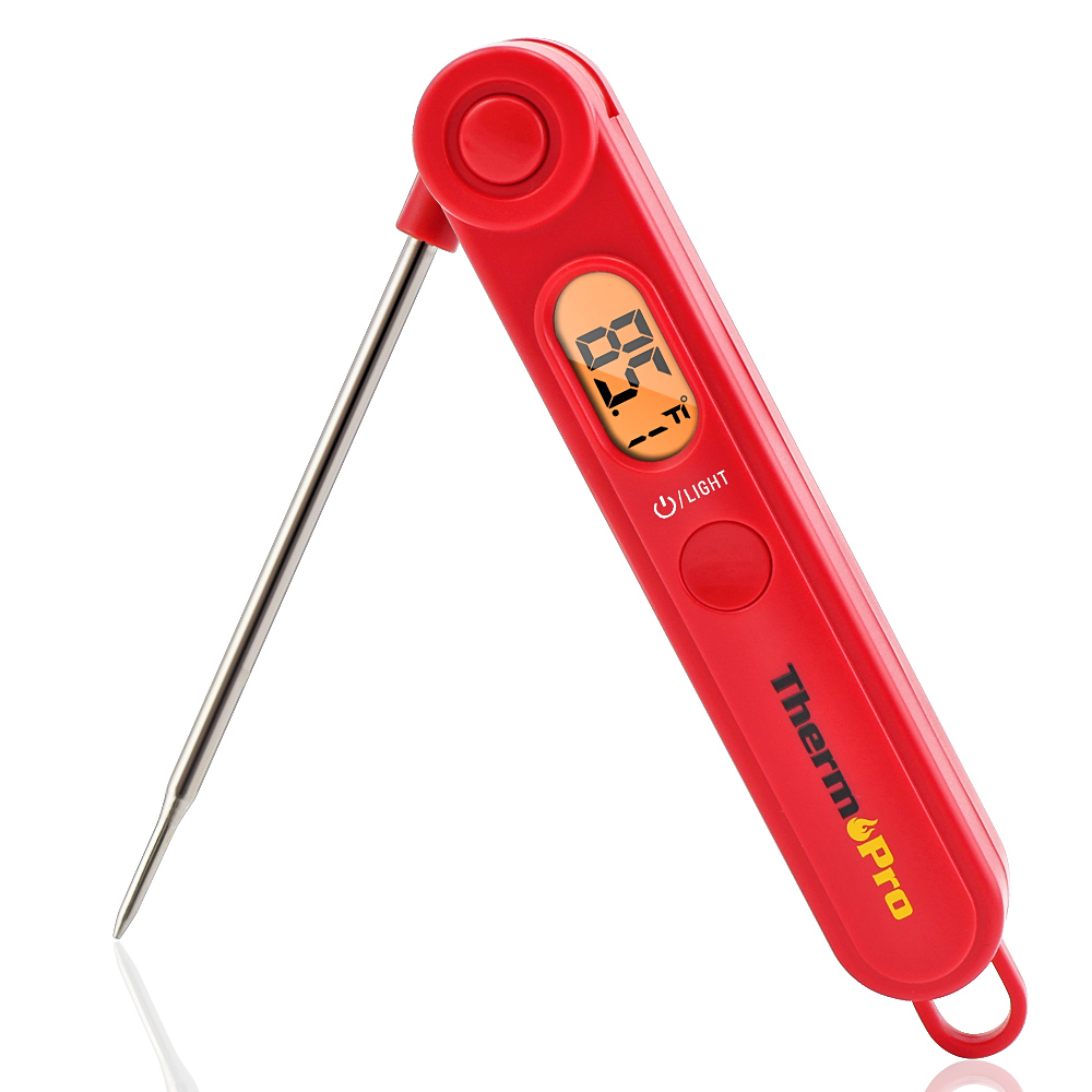 THERMOPRO TP-03B Su Geçirmez Katlanabilir Profesyonel  Pişirme Gıda Termometresi