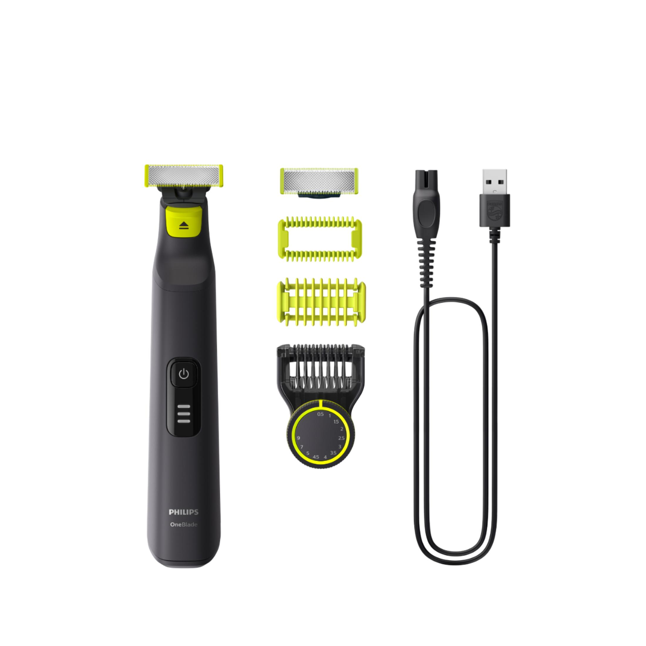 PHILIPS OneBlade Pro QP6542/10 Erkek Bakım Kiti Siyah