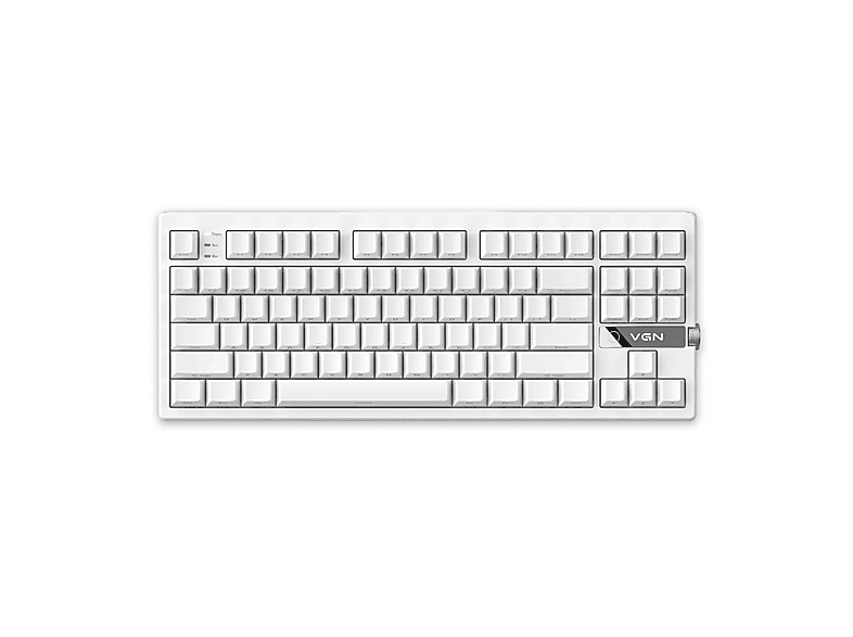VGN V87 V2 Wireless Mekanik (Dynamic Gold) Kablosuz Oyuncu Klavyesi Snow Lotus