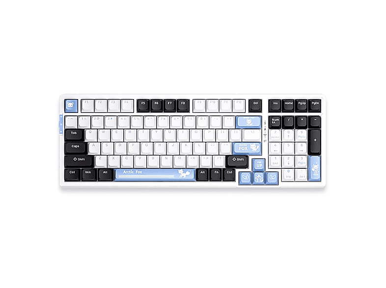 VGN V98 Pro V3 Wireless Mekanik (Arctic Fox) Kablosuz Gaming Klavye Arctic Fox