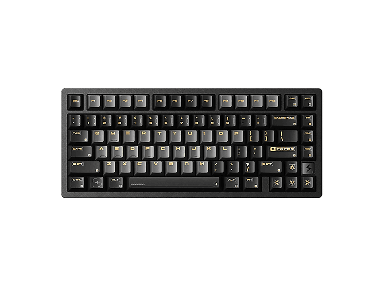 VGN Flash 75HE Pro Alüminyum Hall Effect Rapid Trigger Mekanik Kablolu Gaming Klavye Black Gold