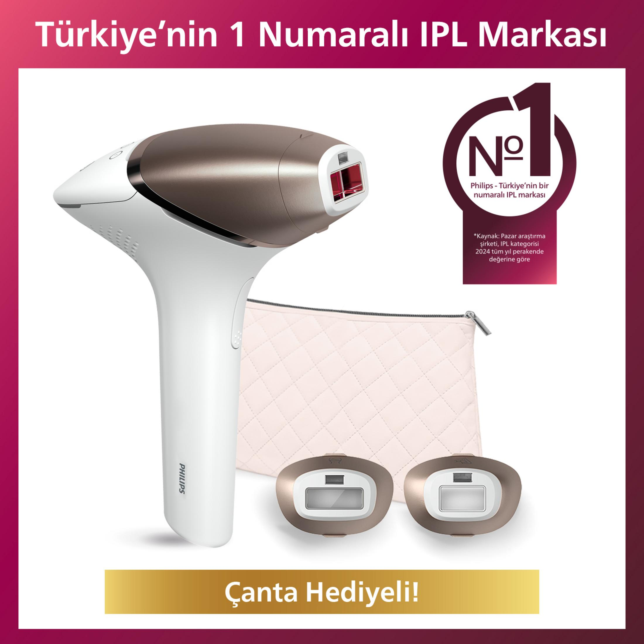 PHILIPS BRI953/01 Lumea IPL Lazer Epilasyon Cihazı Beyaz, Bronz