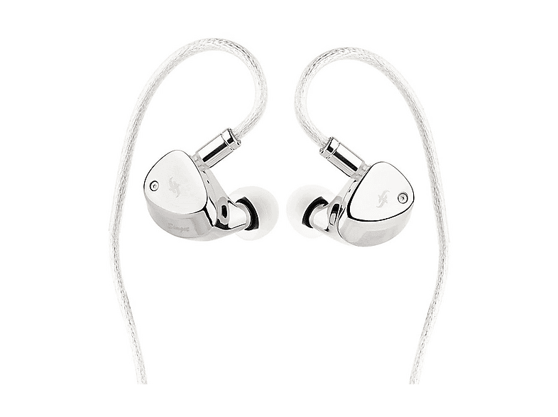 SIMGOT ET142 12.5mm Planar + PZT Hibrit Sürücülü Hi-Fi IEM Kablolu Kulak İçi Kulaklık Gümüş
