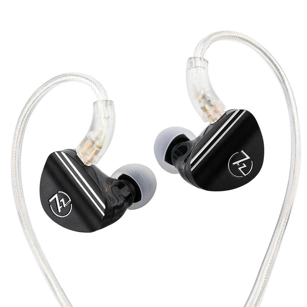 7HZ Sonus 1DD+1BA Hibrit Sürücülü Hi-Fi IEM Kablolu Kulak İçi Kulaklık Siyah
