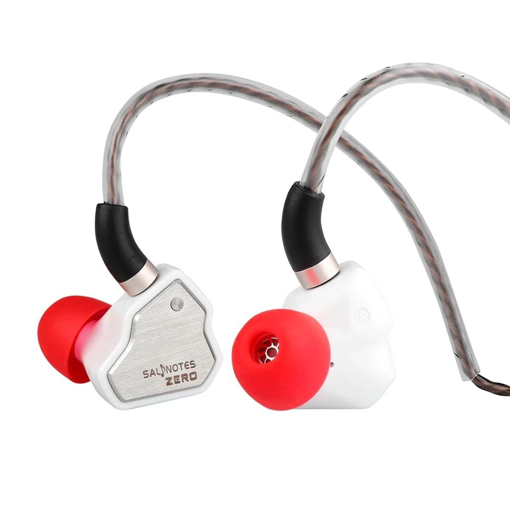 7HZ Salnotes Zero 10 MM Dinamik Sürücülü Hi-Fi IEM  (3.5 MM - Mikrofonsuz) Kablolu Kulak İçi Kulaklık Beyaz