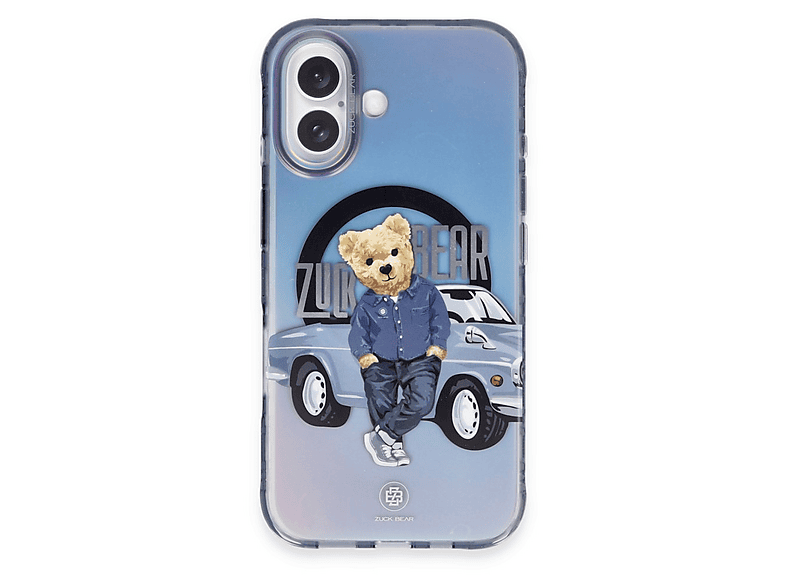 ZUCKBEAR California Cool iPhone 16 Uyumlu MagSafe Telefon kılıfı Çok renkli