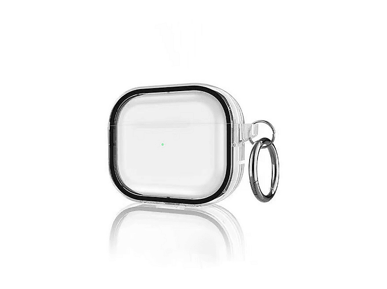 MOVENCHY Shiny Airpods Pro 2 (2.Nesil) Uyumlu Kulaklık Kılıfı Siyah