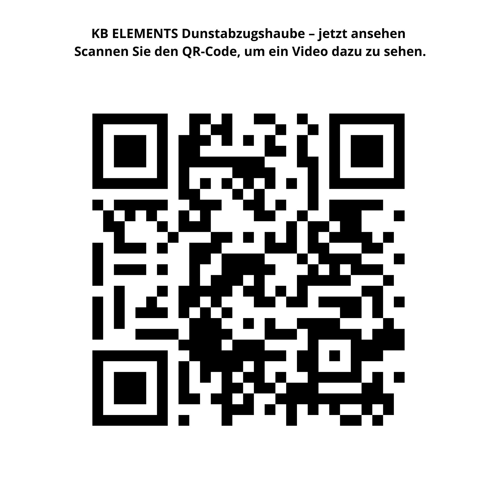 QR-Code für KB ELEMENTS Dunstabzugshaube Video.
