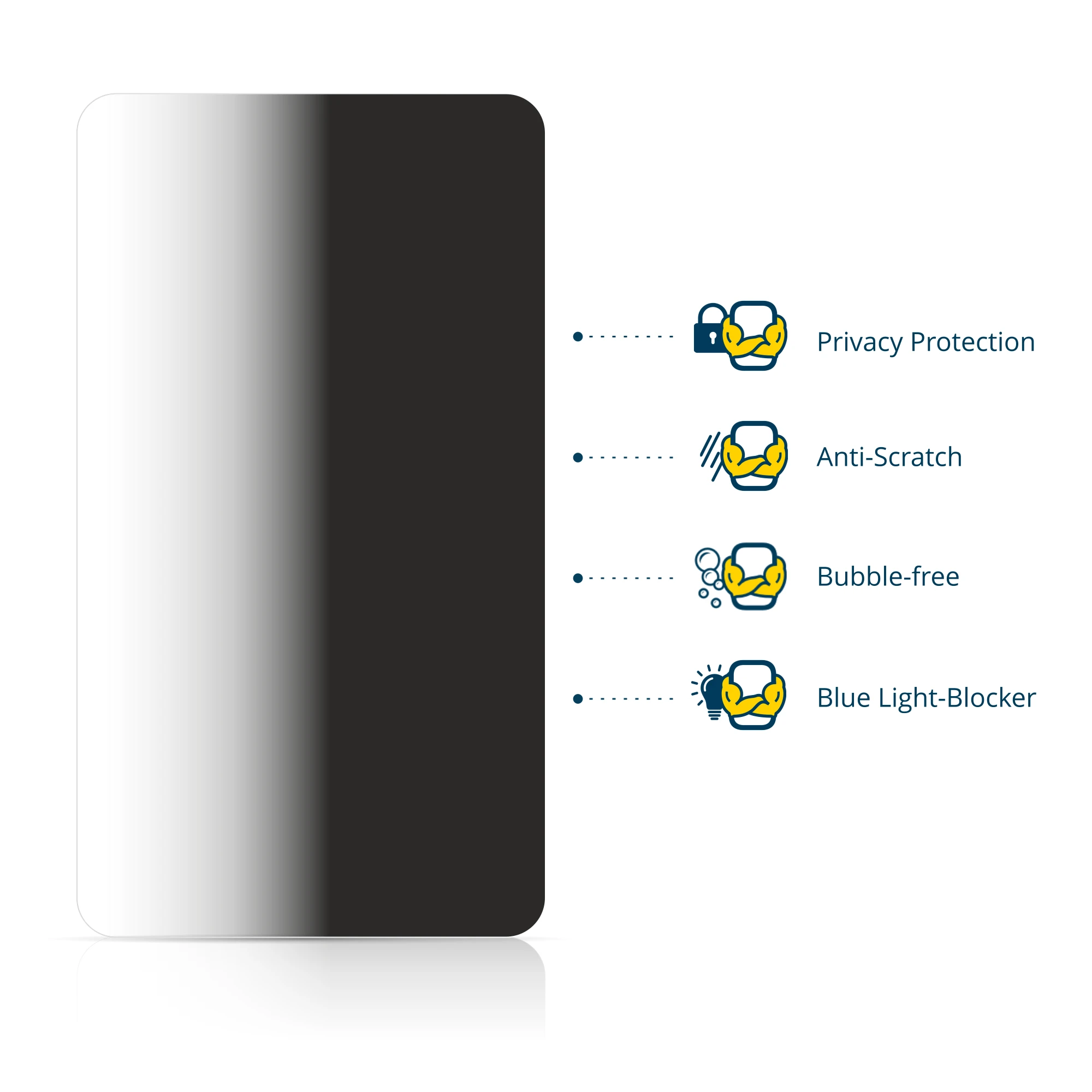 BROTECT Anti-Spy Clear Schutzfolie (für Boox Go 10.3 (Gen II